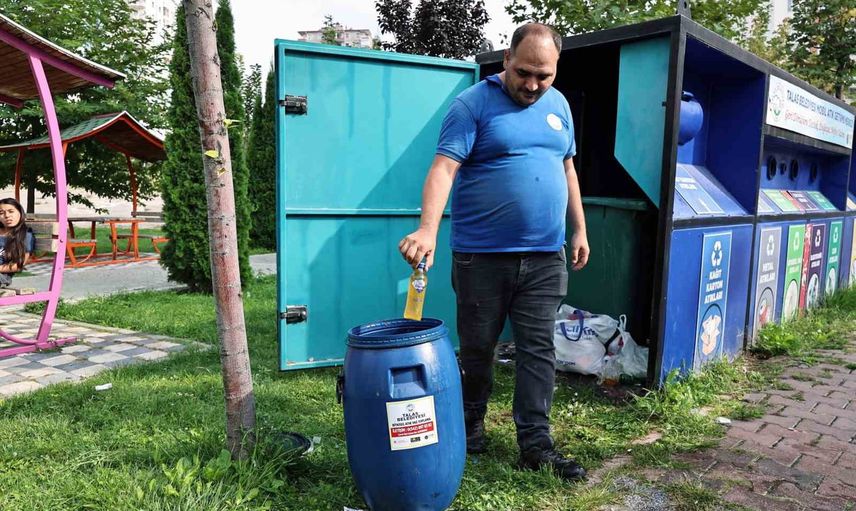 Atık yağ kampanyasıyla Talas'ta çevre bilinci yayılıyor