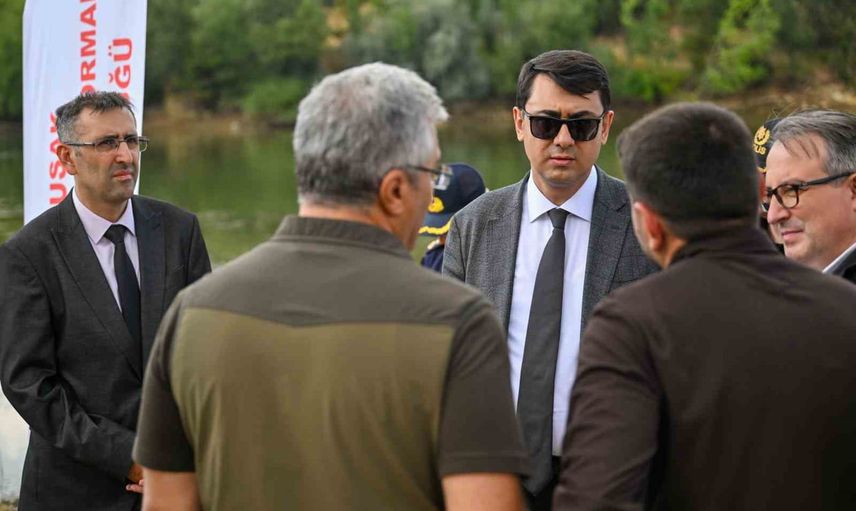 Göğem göletine bırakılan yavru sazanlar yerel su varlığını güçlendiriyor