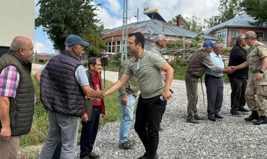 Refahiye kaymakamı köy ziyaretlerinde talepleri dinledi