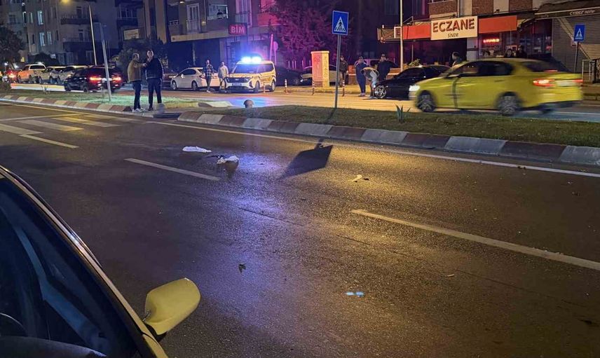 Lüleburgaz'da yaya geçidinde çarpışma: motosiklet sürücüsü yaşamını yitirdi