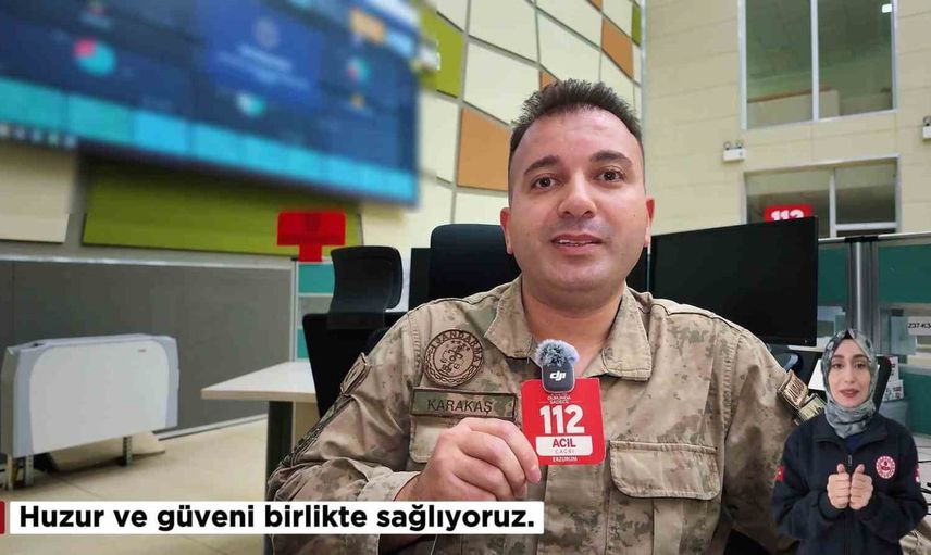 Erzurum 112'den Cumhuriyet Bayramı'na özel 'umuda açılan ilk sesiz' klibi