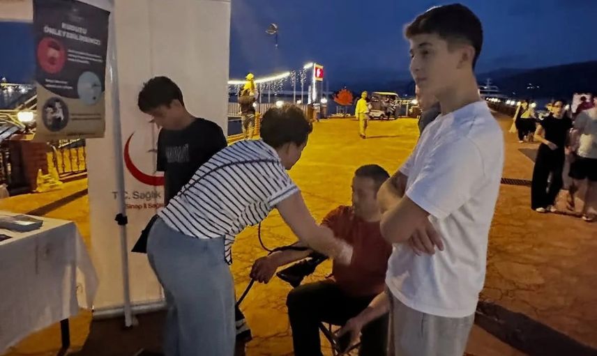Gerze'de halk sağlığı haftasında anne ve çocuk sağlığı öne çıktı