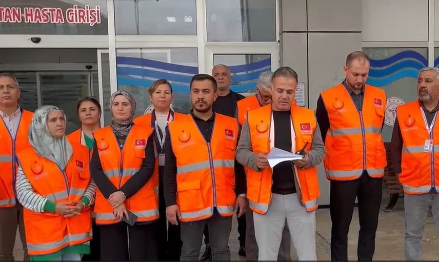 Gölbaşı Devlet Hastanesi'nde mor kod tatbikatı gerçeği aratmadı
