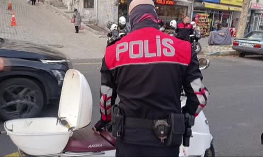 Tekirdağ'da yunus timleri eski otogar yolu'nda kapsamlı denetim yaptı