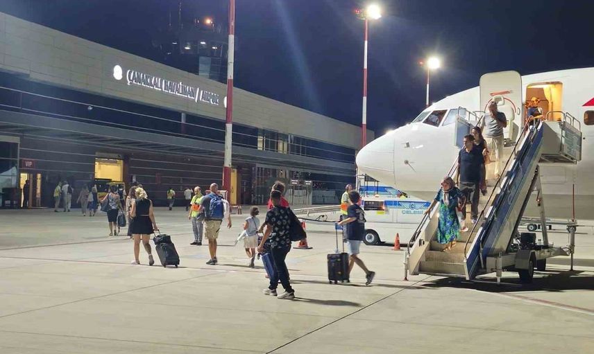 Eylül'de Çanakkale havalimanı 10 binin üzerinde yolcu ağırladı