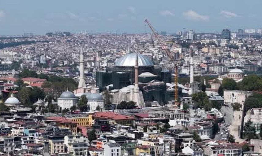 Ayasofya'nın kapsamlı restorasyonunda üç etap tamamlandı, hassas çalışmalar sürüyor