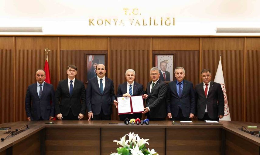 Konya'da gençlik ve spor için kapsamlı iş birliği protokolü imzalandı