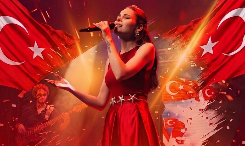 Gebze Center'da bando ve Modern Folk Müzik Topluluğu ile cumhuriyet kutlaması