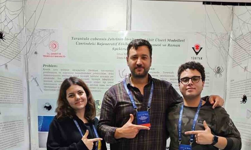 Örümcek zehriyle yatak yaralarına çözüm bulan erzurumlu öğrenciler ABD'ye gidiyor