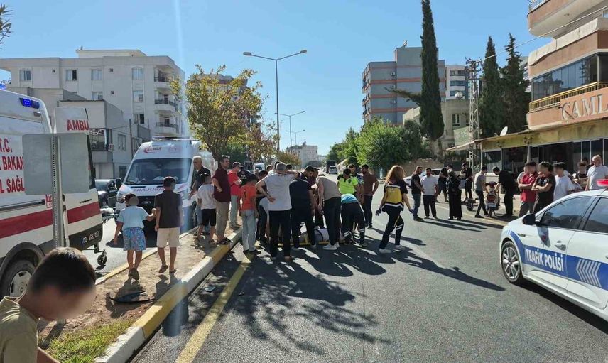 Adıyaman çevre yolunda motosiklet çarpışması: 7 yaşındaki çocuk dahil 3 yaralı