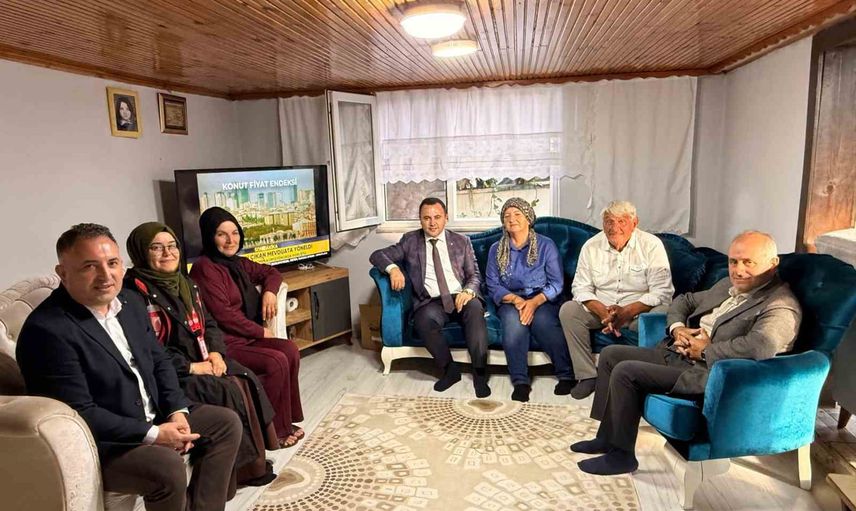 Akçakoca kaymakamı Kıbrıs gazileri ve ailelerine destek ziyaretinde bulundu
