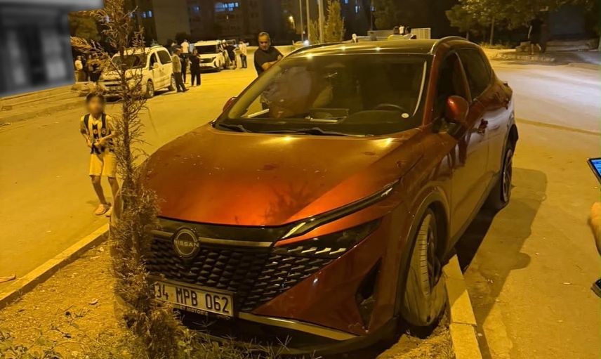 nusaybin'de otomobil refüje çıktı: 1 yaralı