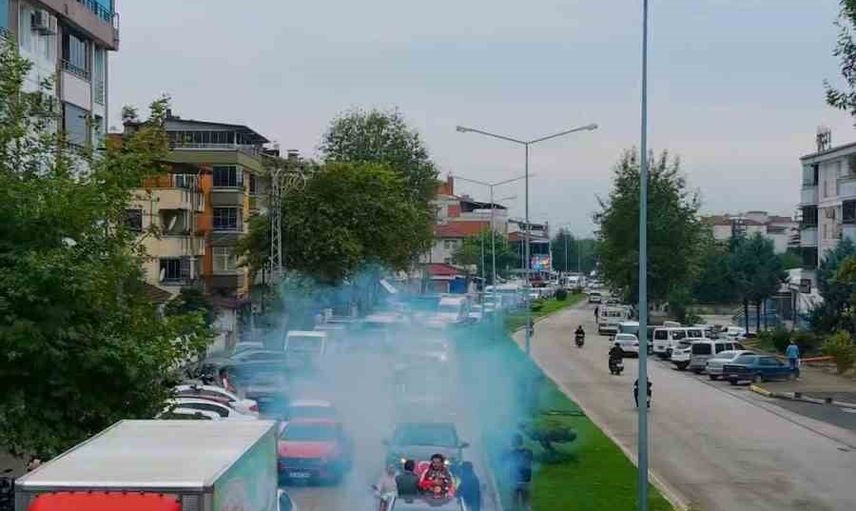 Erbaa altınla yıkandı: Ahmet Duman törenle karşılandı