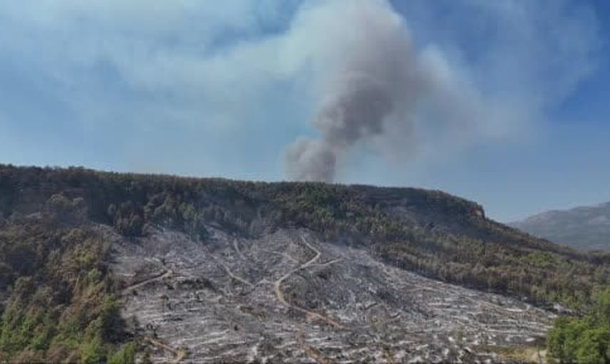 Dört günlük çabayla Aksu yangını kontrol altına alındı