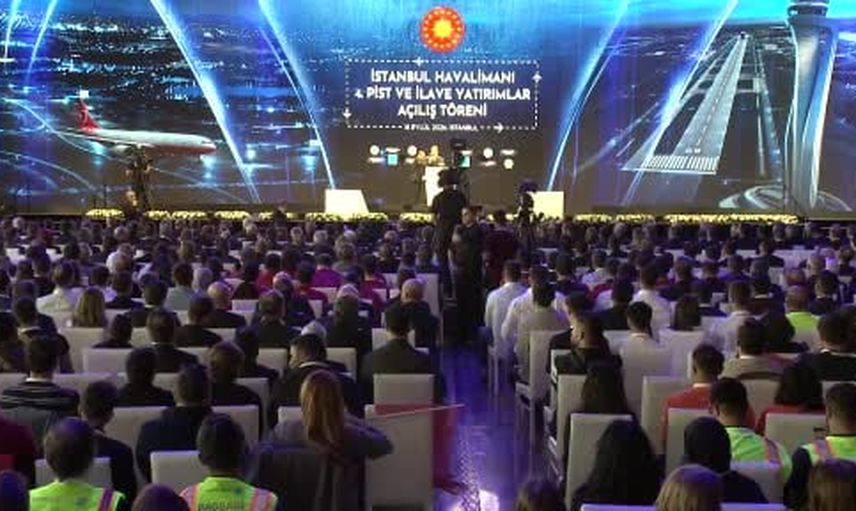 İstanbul havalimanı'nda doğu-batı eksenli dördüncü ana pist hizmete girdi