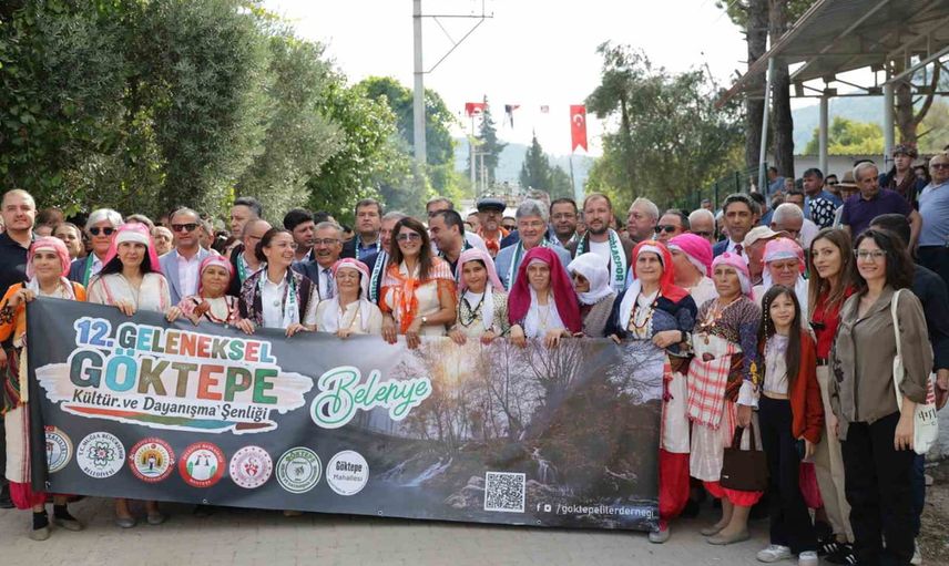 Göktepe şenliği dayanışma ve kuşak köprüsünü 12. kez kurdu