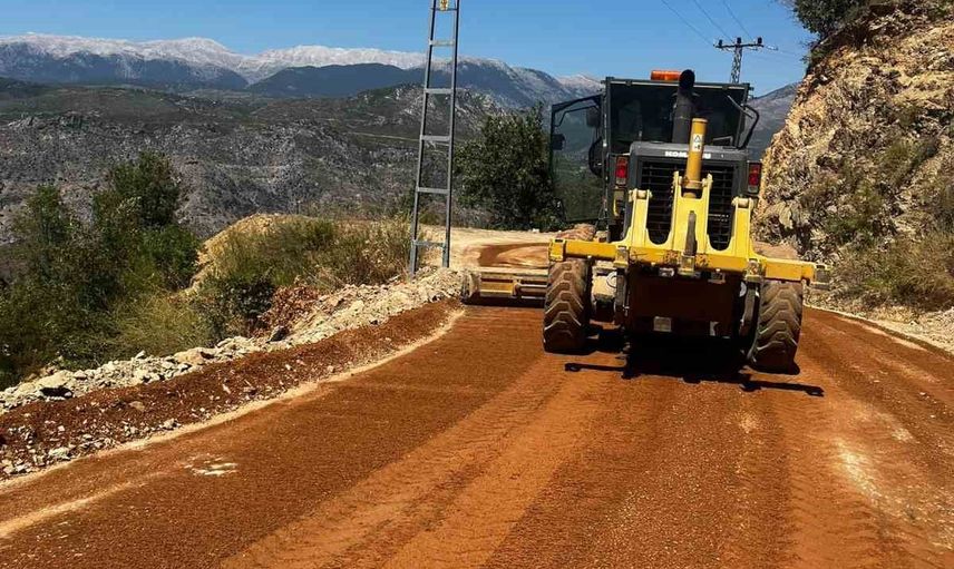 Alanya kırsal yollarında bakım seferberliği