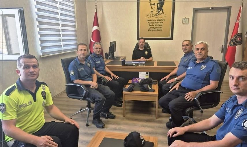 Kütahya il emniyet müdüründen dört ilçede denetim ve destek ziyareti