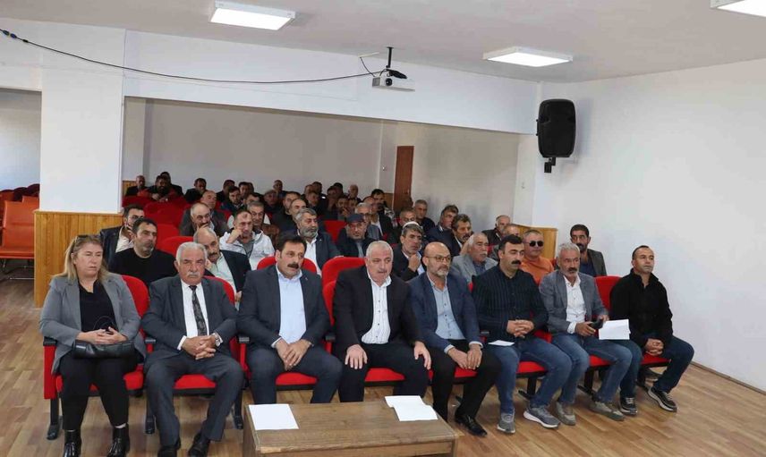 Tercan’da birlik meclisi ekim ayında gündemi görüştü