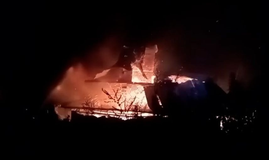 Pokut Yaylası'nda işletme yangında kül oldu