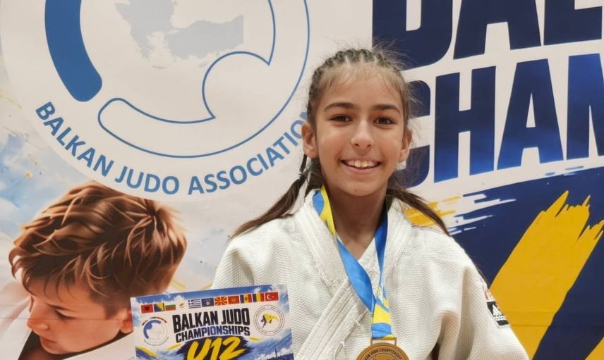 Salihli'den uluslararası zafer: Beren Ayaz Balkan judo şampiyonu