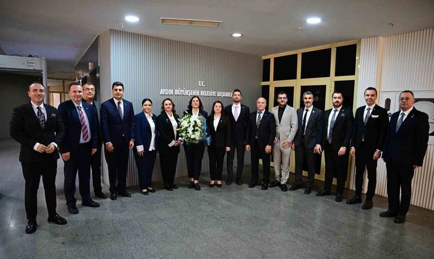 Aydın büyükşehirde Maraş ve yönetimiyle nezaket buluşması