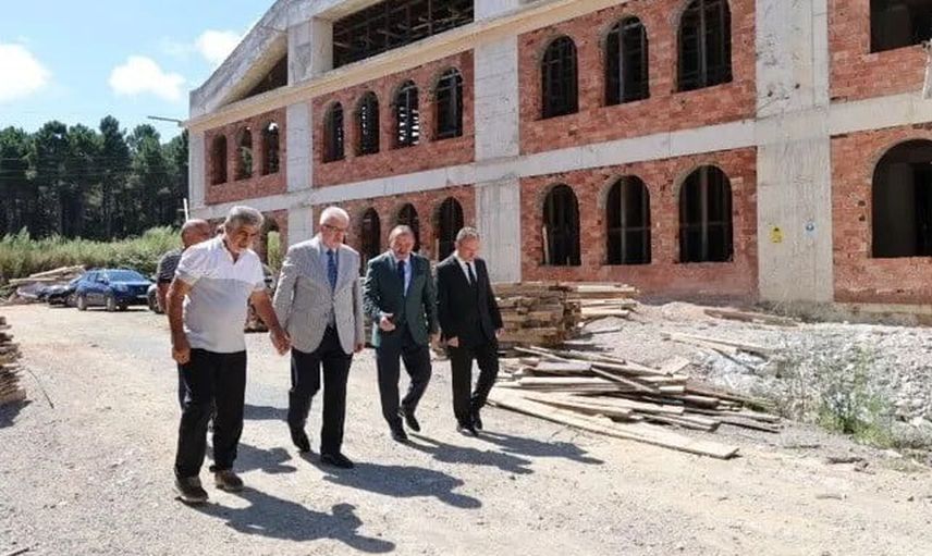 Yerleşkede hızla şekillenen cami: Sinop Üniversitesi inşaatında son durum