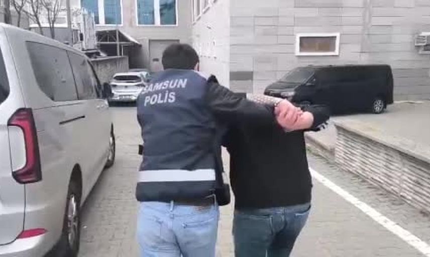 Samsun polisinin çalışmasıyla 8 yıl 4 ay cezası bulunan şahıs cezaevine gönderildi