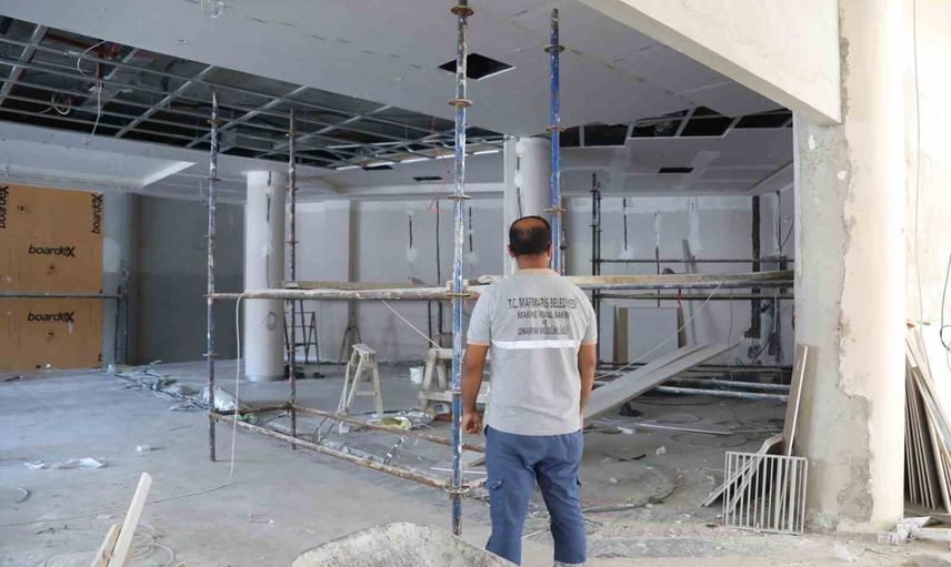 Armutalan kültür merkezi yenilemeyle hem sanat hem özel günlere hazırlanıyor