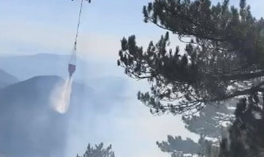 Fethiye’de sarp arazide başlayan orman yangını hava müdahalesiyle kontrol altına alındı