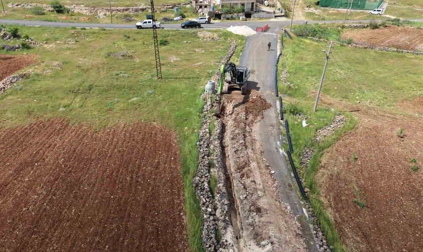 söğütlü mahallesine 5 bin 100 metrelik atık su hattı tamamlandı