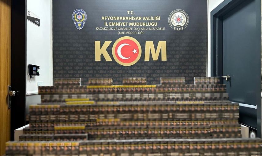 Sultandağı'nda önceden belirlenen adrese baskın: bin 830 paket kaçak sigara ele geçirildi