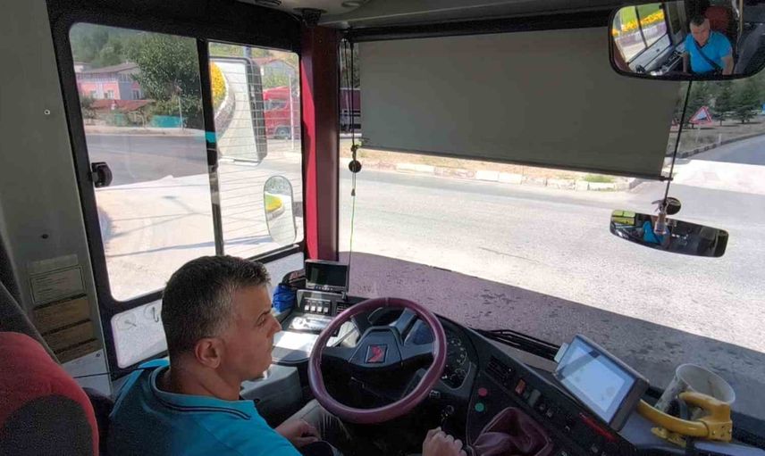 Tokat'ta şoförün hızlı müdahalesi sonucu fenalaşan yolcu hastaneye ulaştırıldı