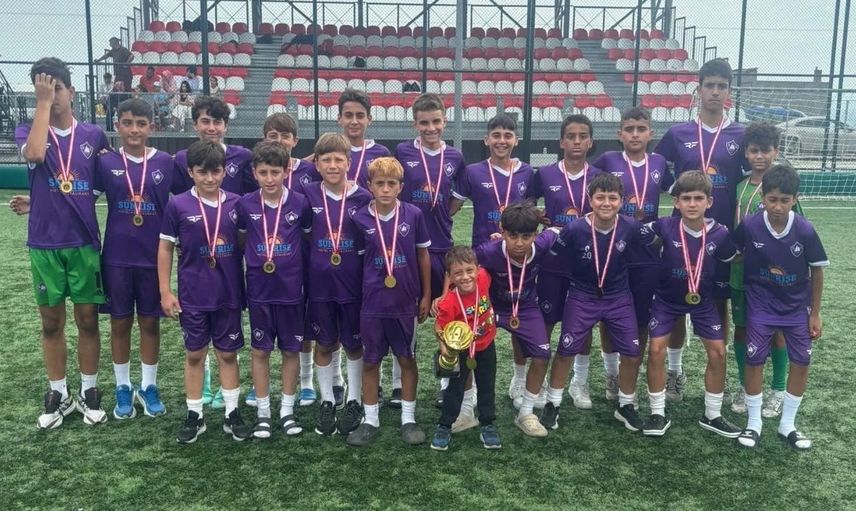 Gelecek vadeden Sinopspor U14, Kuzey Cup'ta gurur veren ikincilik