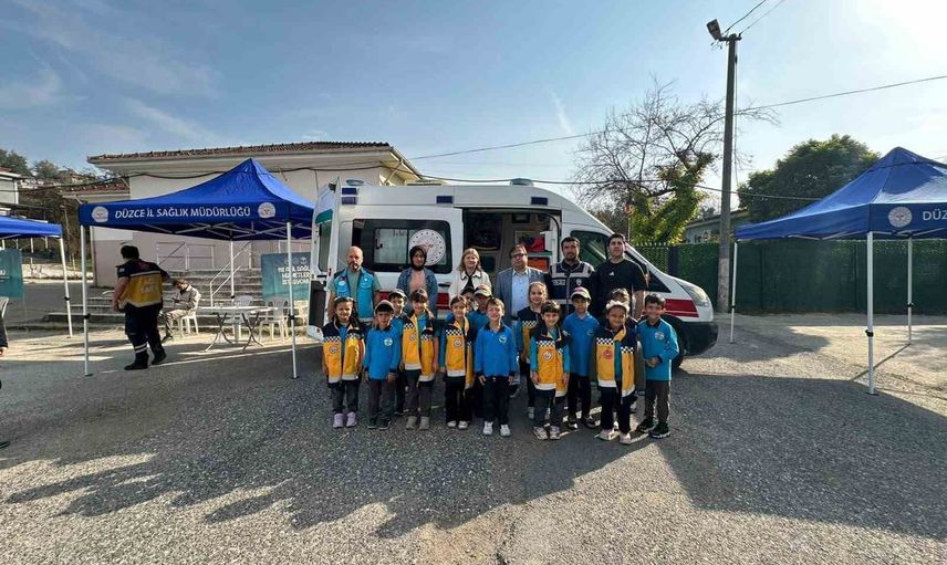 Konuralp'te 407 çocuğa uygulamalı sağlık eğitimi