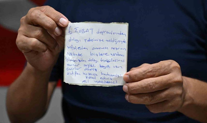 Maraş'tan teşekkür: cenaze naklini yapan ekiplere 3,5 yıl sonra vefa