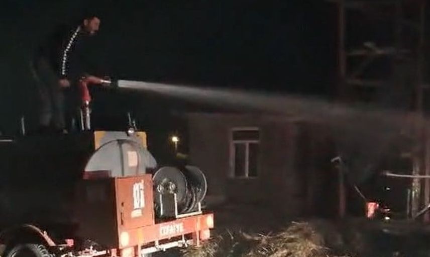 Beyşehir'de lavanta tesisi ile kırsal alanı tehdit eden iki yangın kontrol altına alındı