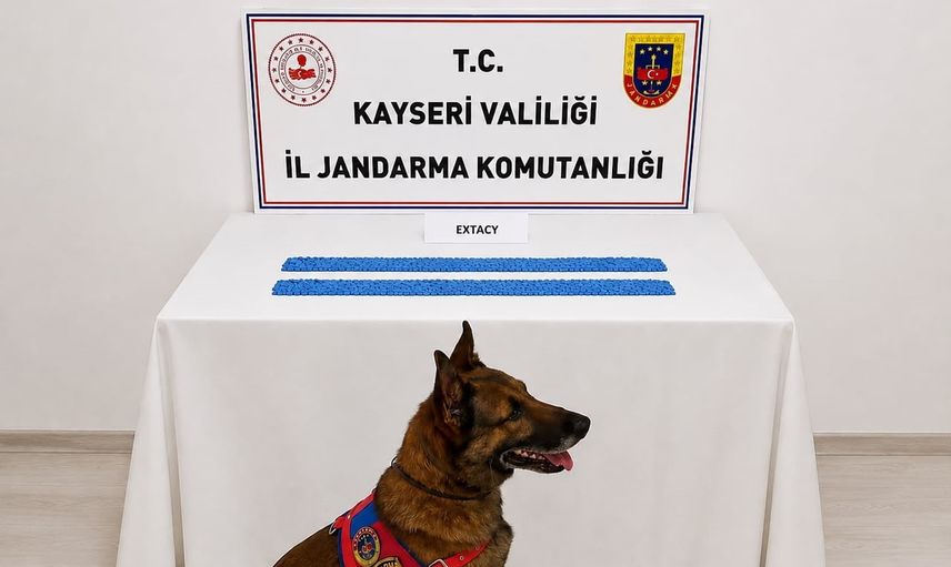 Kayseri'de jandarmadan 2 bin 700 hap ele geçirilen operasyon