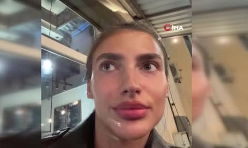 Harkov'da video çekerken füzenin hedefi olan kadın yaralı kurtuldu