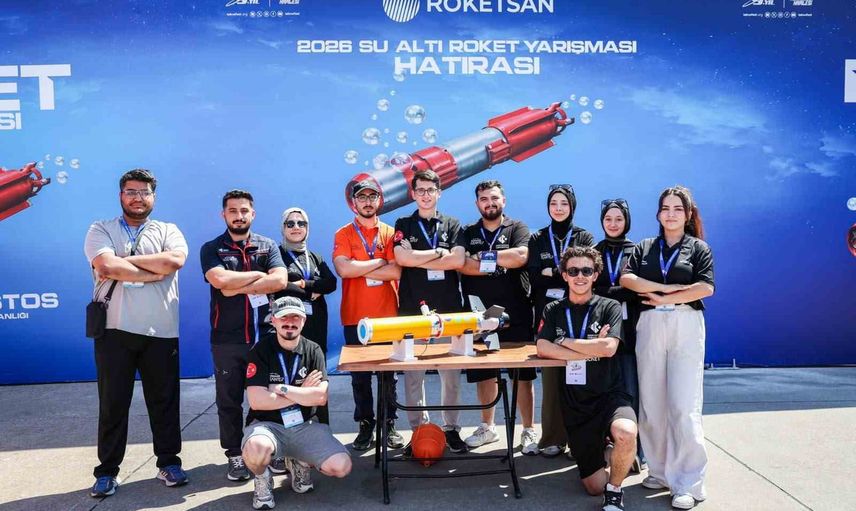 HKÜ Meftun-u takımının su altı roket projesi TEKNOFEST'te üçüncü sırayı aldı