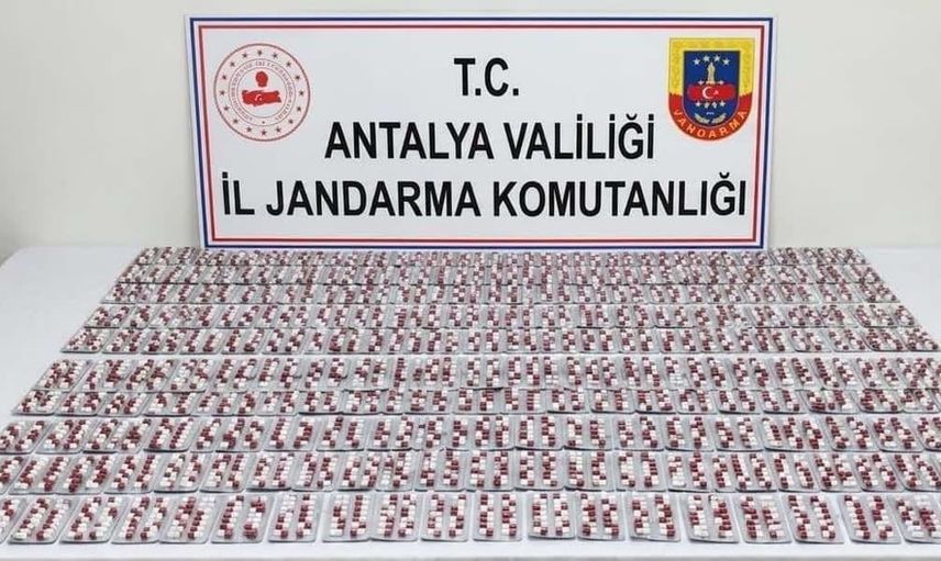 Manavgat'ta yürütülen operasyonda sentetik hap ticaretine darbe
