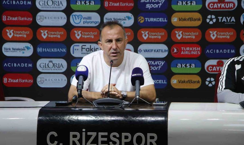 Rizespor teknik direktörü Uçar: 8 isabetli şut var ama taraftarı mutlu edemedik