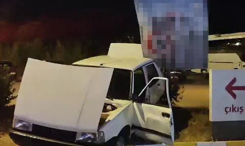 U dönüşü yapmaya çalışırken kaza: alkollü sürücü 1.13 promil çıktı