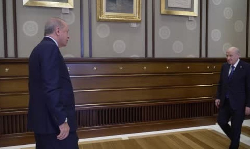 Siyasi iletişim turu: Erdoğan, Bahçeli'yi kabul etti