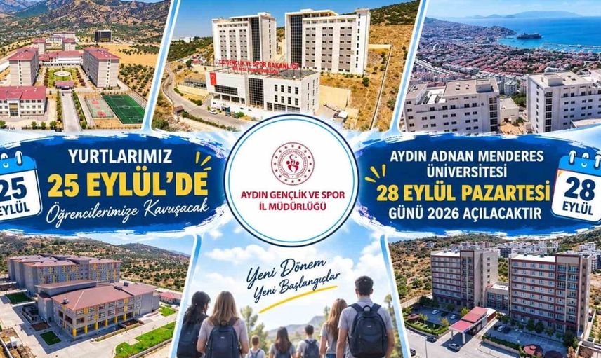 Aydın yurtları yeni akademik yıl öncesi kapılarını açıyor
