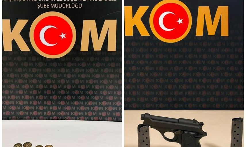 Bayburt'ta silah operasyonu: 3 şüpheli yakalandı, 94 fişek ele geçirildi