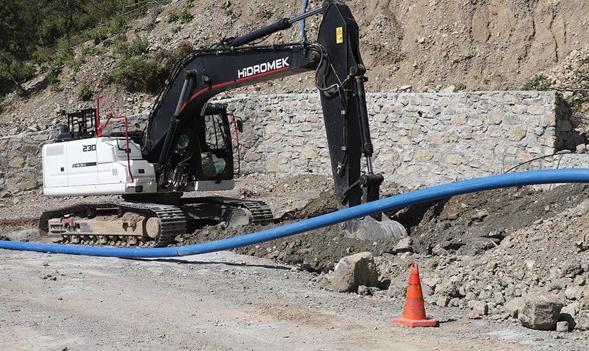 Bitişik Yaylası'na 4 bin metrelik içme suyu hattı tamamlandı