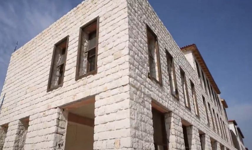 Haraparası’nda yeniden ticaret hayatı için iş yerleri inşa ediliyor