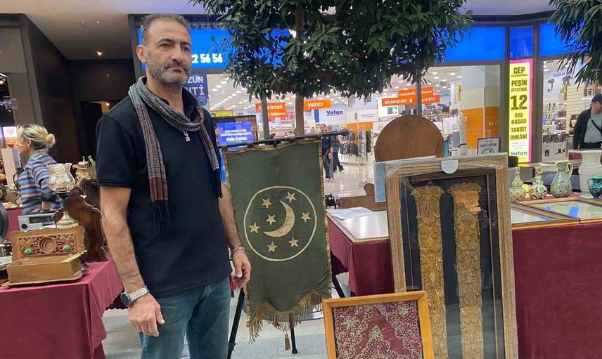 Kadife sancakla geçmişe açılan kapı: 130 yıllık Osmanlı eseri ilgi gördü
