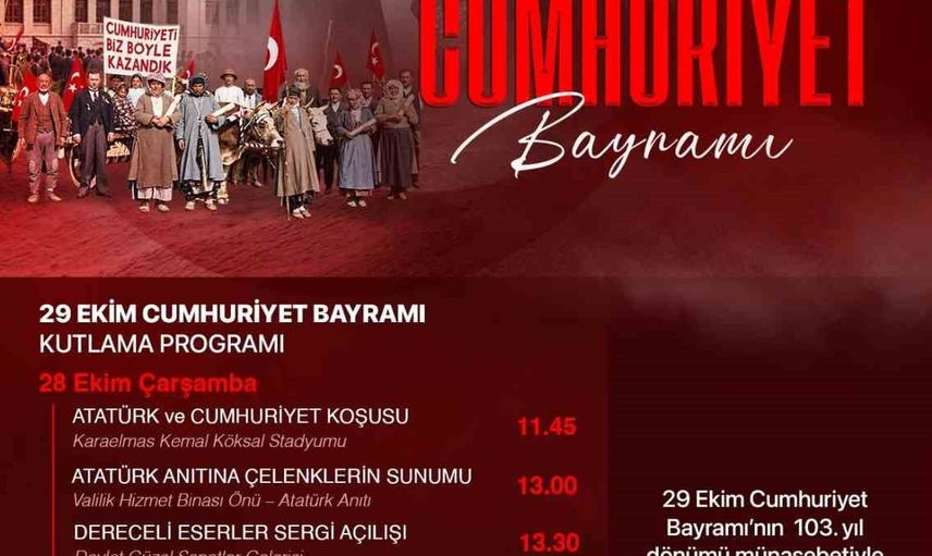 Zonguldak’ta 103. yıl coşkusu iki gün sürecek